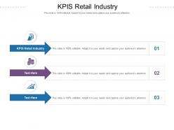 Kpis retail industry ppt powerpoint presentation infographics pictures cpb