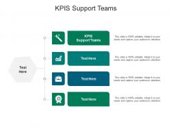 Kpis support teams ppt powerpoint presentation file aids cpb