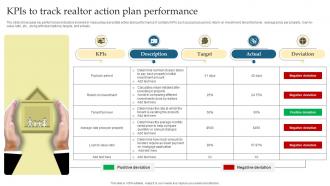 Kpis To Track Realtor Action Plan Performance