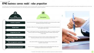 KPMG Business Canvas Model Value KPMG Operational And Marketing Strategy SS V