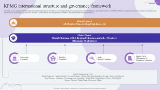 KPMG International Structure And Governance Comprehensive Guide To KPMG Strategy SS
