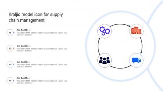 Kraljic Model Icon For Supply Chain Management
