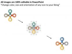37183970 style circular hub-spoke 4 piece powerpoint presentation diagram infographic slide