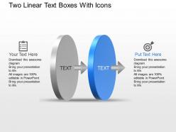 17087267 style linear single 2 piece powerpoint presentation diagram infographic slide