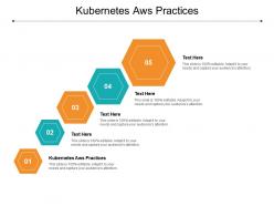Kubernetes aws practices ppt powerpoint presentation icon background cpb