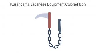 Kusarigama Japanese Equipment Colored Icon In Powerpoint Pptx Png And Editable Eps Format