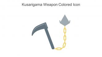 Kusarigama Weapon Colored Icon In Powerpoint Pptx Png And Editable Eps Format