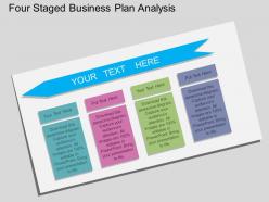 Kv four staged business plan analysis flat powerpoint design