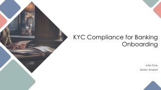 KYC Compliance For Banking Onboarding PPT Guidelines AT