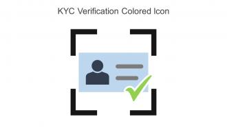 KYC Verification Colored Icon In Powerpoint Pptx Png And Editable Eps Format