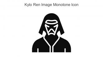Kylo Ren Image Monotone Icon In Powerpoint Pptx Png And Editable Eps Format