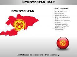 Kyrgyzstan country powerpoint maps