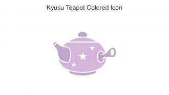 Kyusu Teapot Colored Icon In Powerpoint Pptx Png And Editable Eps Format