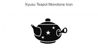 Kyusu Teapot Monotone Icon In Powerpoint Pptx Png And Editable Eps Format