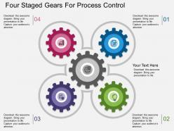 Kz four staged gears for process control flat powerpoint design