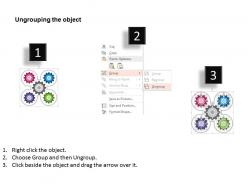 Kz four staged gears for process control flat powerpoint design