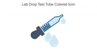 Lab Drop Test Tube Colored Icon In Powerpoint Pptx Png And Editable Eps Format