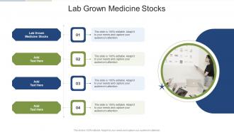 Lab Grown Medicine Stocks In Powerpoint And Google Slides Cpb