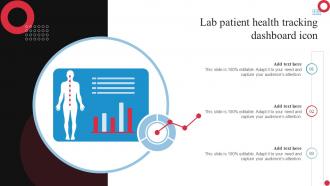 Lab Patient Health Tracking Dashboard Icon