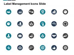 Label management icons slide arrow growth c340 ppt powerpoint presentation infographics