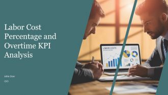 Labor Cost Percentage And Overtime KPI Analysis PPT Summary AT