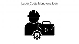 Labor Costs Monotone Icon In Powerpoint Pptx Png And Editable Eps Format