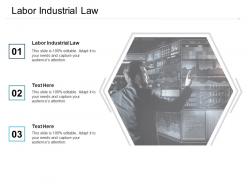 Labor industrial law ppt powerpoint presentation show graphics cpb