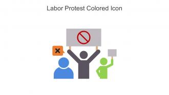 Labor Protest Colored Icon In Powerpoint Pptx Png And Editable Eps Format