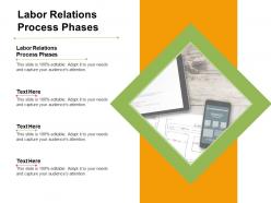 Labor relations process phases ppt powerpoint presentation summary samples cpb