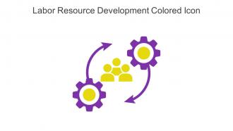 Labor Resource Development Colored Icon In Powerpoint Pptx Png And Editable Eps Format