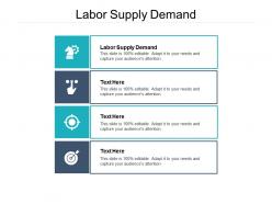 Labor supply demand ppt powerpoint presentation summary clipart images cpb