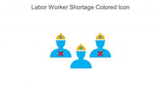 Labor Worker Shortage Colored Icon In Powerpoint Pptx Png And Editable Eps Format