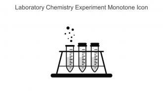 Laboratory Chemistry Experiment Monotone Icon In Powerpoint Pptx Png And Editable Eps Format