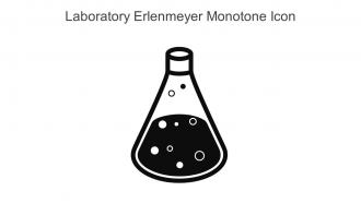 Laboratory Erlenmeyer Monotone Icon In Powerpoint Pptx Png And Editable Eps Format