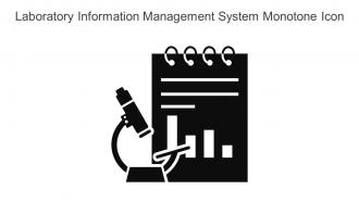 Laboratory Information Management System Monotone Icon In Powerpoint Pptx Png And Editable Eps Format