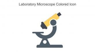 Laboratory Microscope Colored Icon In Powerpoint Pptx Png And Editable Eps Format