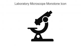 Laboratory Microscope Monotone Icon In Powerpoint Pptx Png And Editable Eps Format