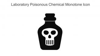 Laboratory Poisonous Chemical Monotone Icon In Powerpoint Pptx Png And Editable Eps Format