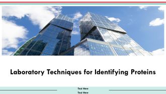 Laboratory Techniques For Identifying Proteins PPT PowerPoint AT
