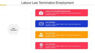 Labour Law Termination Employment Ppt Powerpoint Presentation Gallery Aids Cpb