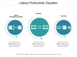 Labour productivity equation ppt powerpoint presentation deck cpb
