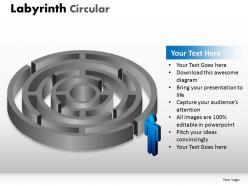Labyrinth circular diagram