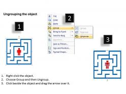 26271048 style variety 2 maze 1 piece powerpoint presentation diagram infographic slide