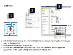 26271048 style variety 2 maze 1 piece powerpoint presentation diagram infographic slide