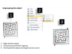 47727986 style variety 2 maze 1 piece powerpoint presentation diagram infographic slide
