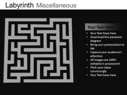Labyrinth misc powerpoint presentation slides db