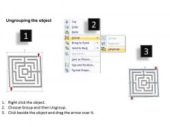 79247202 style variety 2 maze 1 piece powerpoint presentation diagram infographic slide