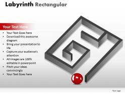 Labyrinth rectangular diagram