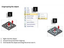 16013533 style variety 2 maze 1 piece powerpoint presentation diagram infographic slide