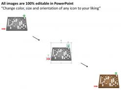 80908290 style variety 2 maze 1 piece powerpoint presentation diagram infographic slide